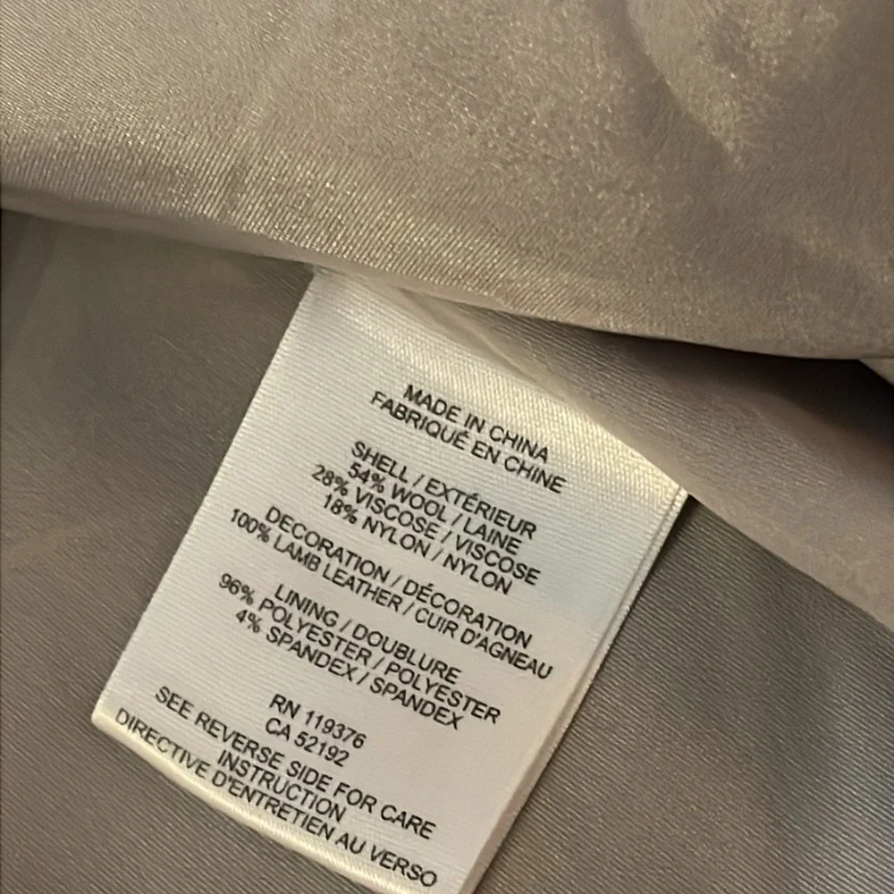 Helmut Lang Cream and Black Asymmetrical Mini Skirt - Picture 9 of 9